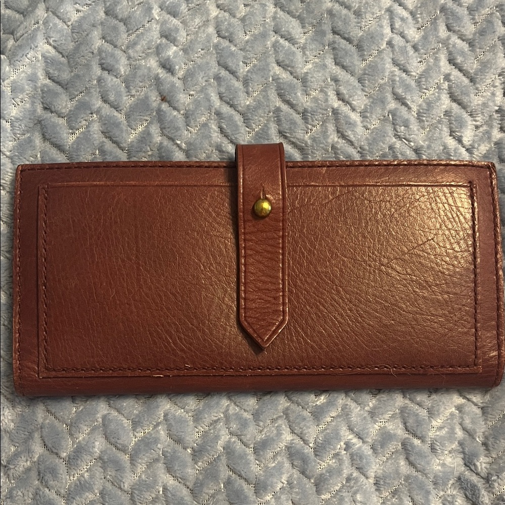 Madewell Burgundy Leather Wallet